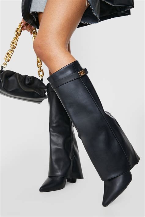 givenchy fold over boots dupe|givenchy shark boots on sale.